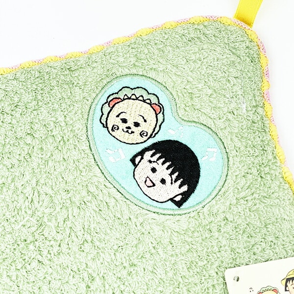 まる子とコジコジ eHONTOMO 音符 ループタオル まるコジ