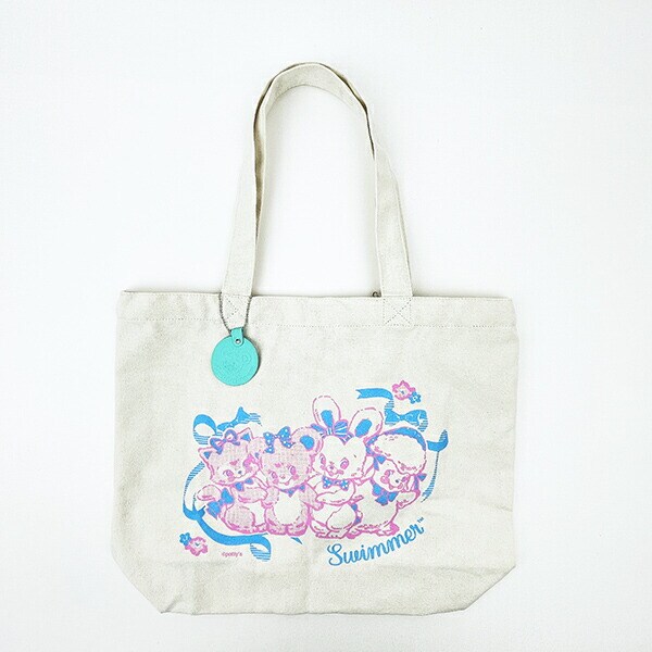 SWIMMER(スイマー) トートバッグセット（シンプルトートバッグ・便利な小物ポーチ・オリジナルチャーム）