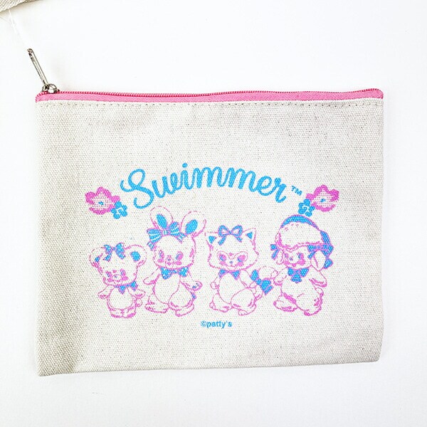 SWIMMER(スイマー) トートバッグセット（シンプルトートバッグ・便利な小物ポーチ・オリジナルチャーム）