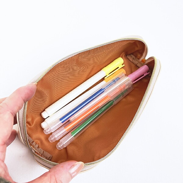 ノンタン おやすみなさい ペンケース アイボリー 文具 eHONTOMO