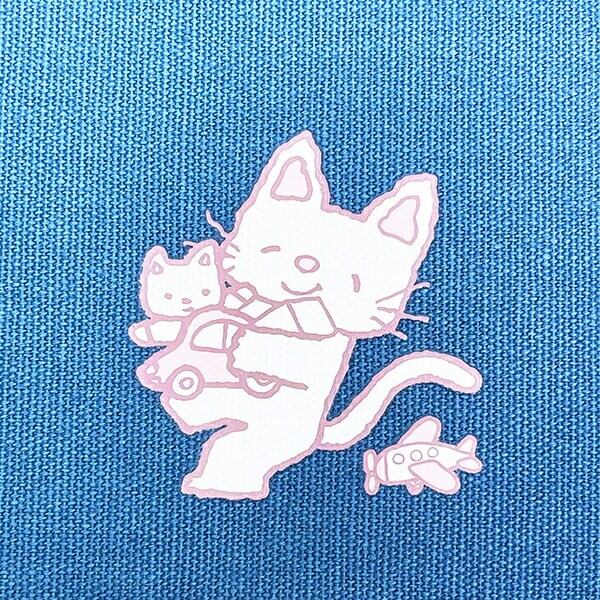 ノンタン ぱっぱらぱなし ブックカバー ブルー 文具 eHONTOMO