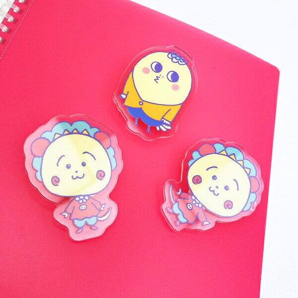 コジコジ アクリルクリップ グリーン 文具