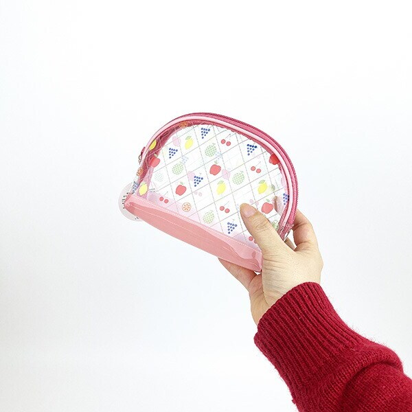 OldResta（オールドリスタ）×FURUKAWASHIKO オトメ時間 シェル型クリアポーチ  フルーツ 小物入れ