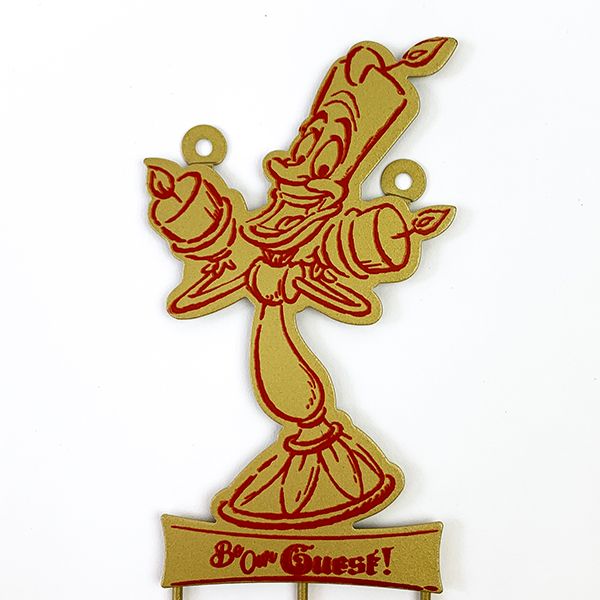 ディズニー 美女と野獣 フック ルミエール 鍵かけ 鍵置き場 インテリア 金