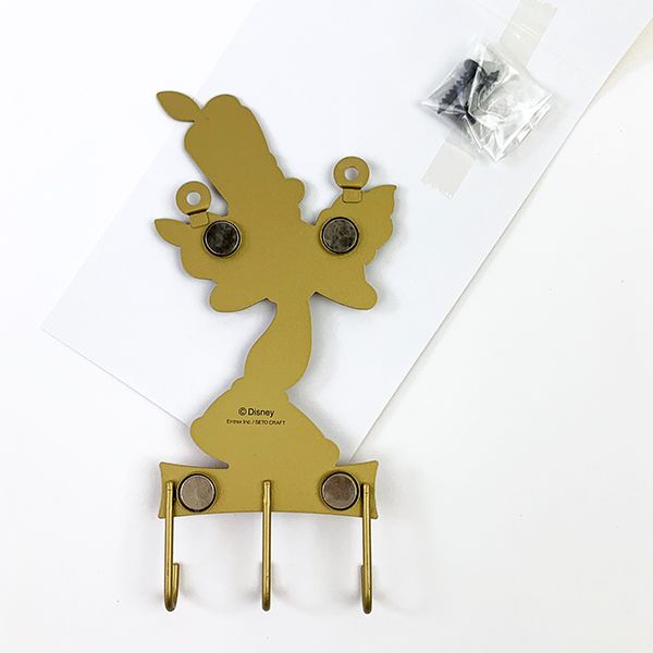 ディズニー 美女と野獣 フック ルミエール 鍵かけ 鍵置き場 インテリア 金