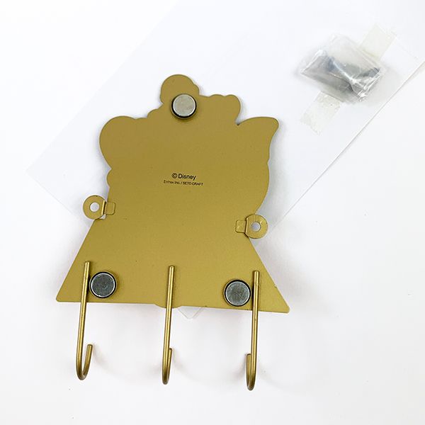 ディズニー 美女と野獣 フック ポット夫人とチップ 鍵かけ 鍵置き場 インテリア 金