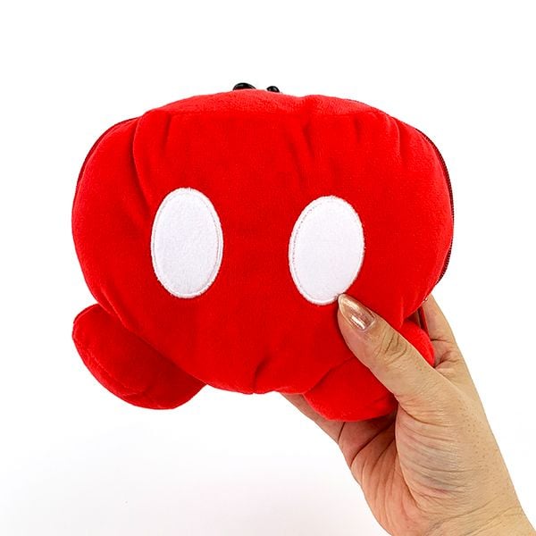 ディズニー ミッキーマウス パスポーチ ミッキー パンツ パスケース 定期入れ 赤