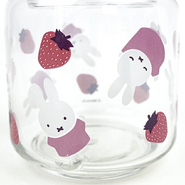 ミッフィー miffy ガラス小物入れ (ピンク) キッチン 収納 日本製