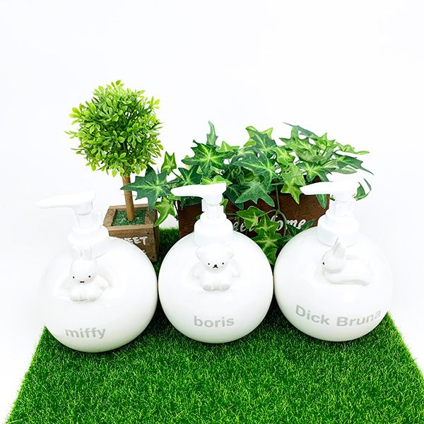 ミッフィー miffy ソープディスペンサー（ボリス） ホワイト ポンプ容器 インテリア
