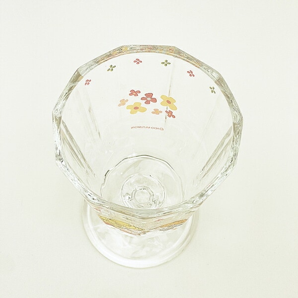水森亜土 カップル 脚付きグラス  コップ 日本製