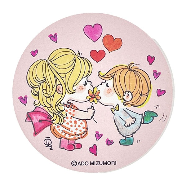 水森亜土 吸水コースター カップル キッチン