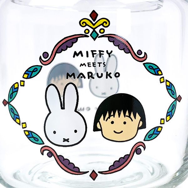 ミッフィー miffy ちびまる子ちゃん ガラスコモノイレMIFFYMEETSMARUK    日本製 マリモクラフト