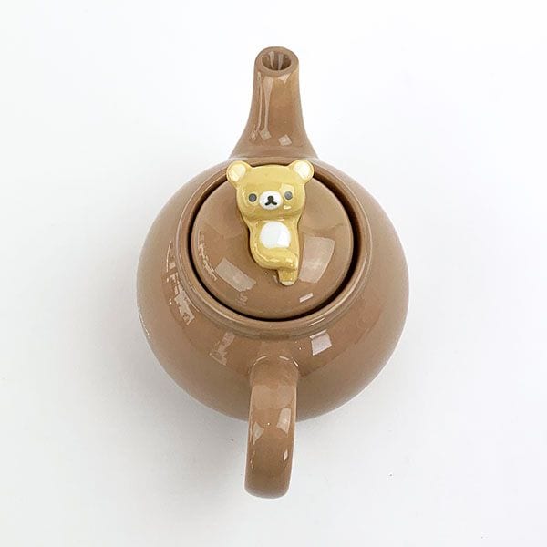 リラックマ フィギュア付きティーポット 食器 陶器シリーズ リラックマスタイル ブラウン