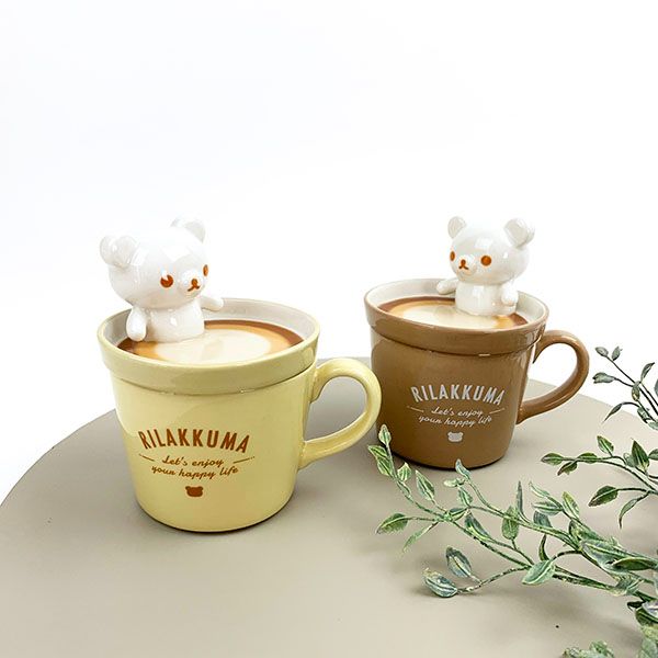 dショッピング |リラックマ ラテアートマグ マグカップ 食器 陶器