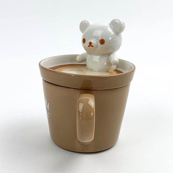 リラックマ ラテアートマグ マグカップ 食器 陶器シリーズ リラックマスタイル ブラウン