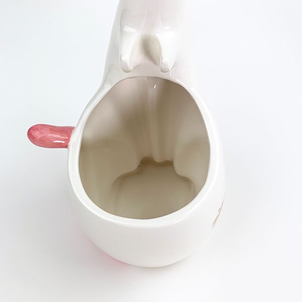 トイレブラシ立て ピンク ネコ バラ インテリア トイレ 掃除用品 白