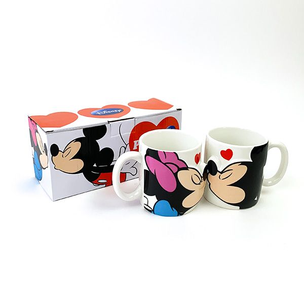 ディズニー ミッキー＆ミニー ペアキスマグ キッチン マグカップ Disney
