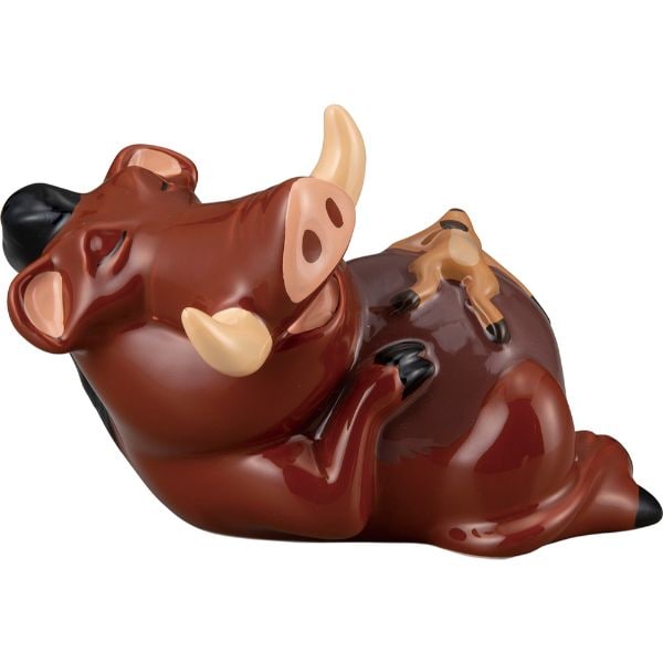 dショッピング |ライオンキング ティモン プンバ 貯金箱 ティモン