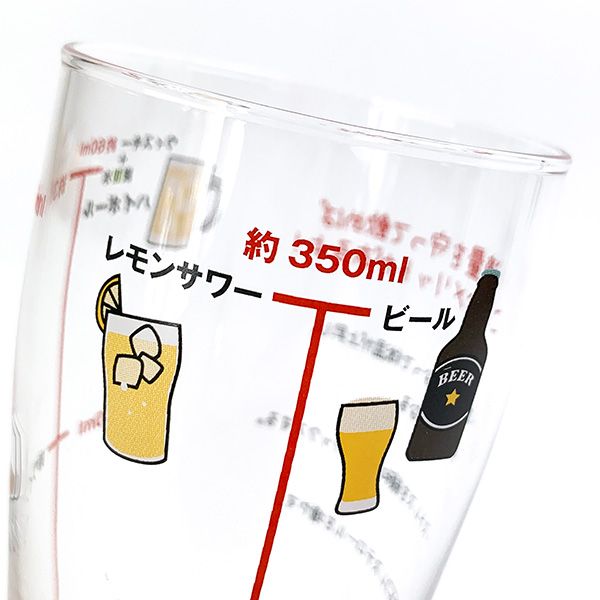 アルコール摂取適量グラス オモシログッズ グラス タンブラー ギフト