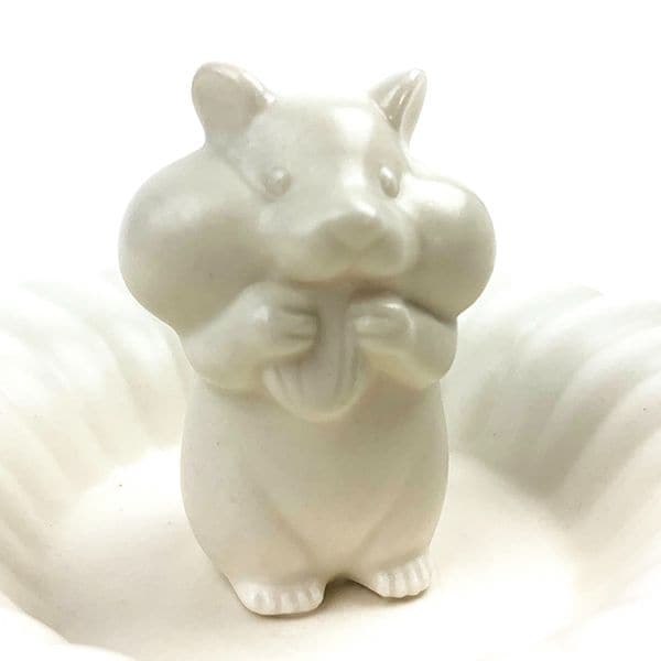 おつまみ皿 ハムスター 食器 皿 小物入れ 白