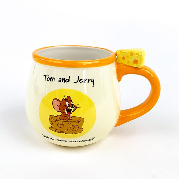 トムとジェリー フィギュア付きマグ ジェリーとチーズ マグカップ 食器