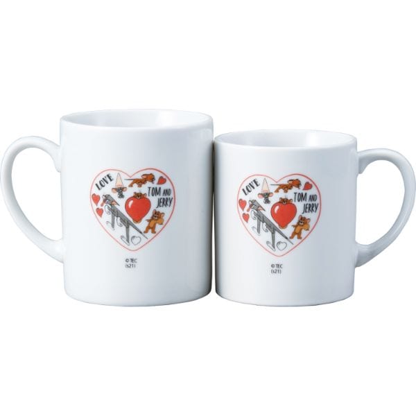 トムとジェリー トム ジェリー ペアマグ LOVE マグカップ　コップ   　 2個セット