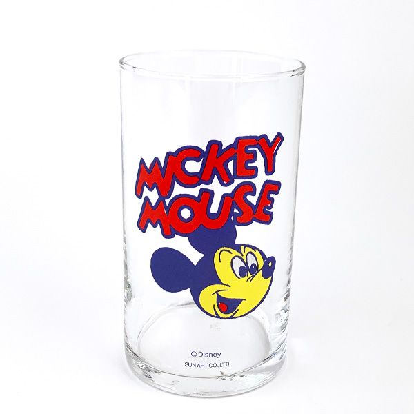 ディズニー ミッキーマウス フリーグラス コップ Disney 日本製