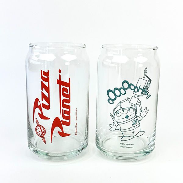 ディズニー トイストーリー ペア缶型グラス ピザプラネット コップ Disney 日本製
