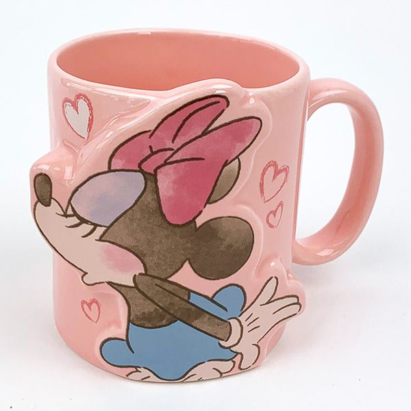 ディズニー ペアマグカップ （ミッキー＆ミニー） ピンク Disney