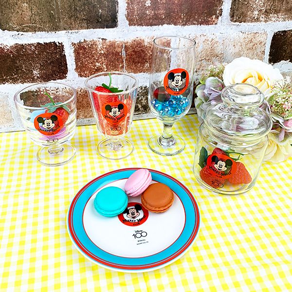 dショッピング |ディズニー100周年 プレート ミッキーレトロポップ