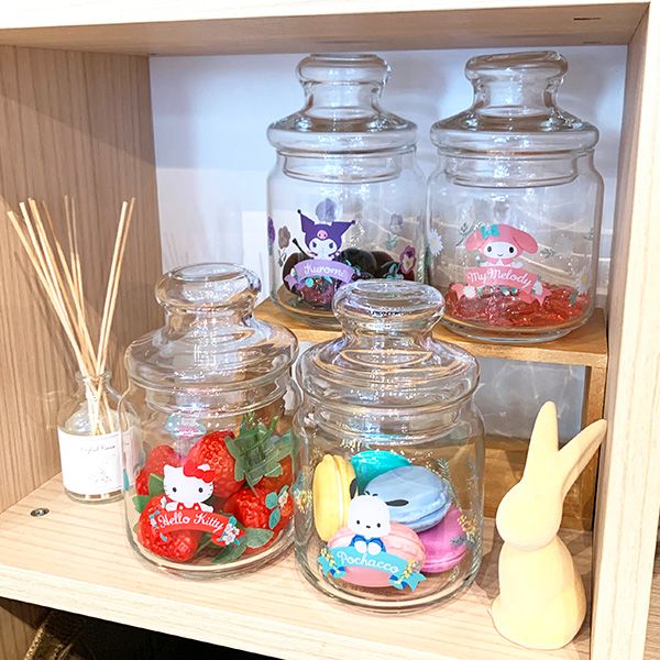サンリオ ポチャッコ ガラスキャニスター 保存容器 日本製 Sanrio