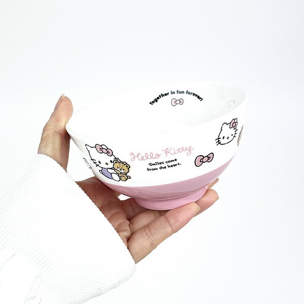 サンリオ ハローキティ ふんわりピンク 茶碗 キッチン 食器 Sanrio