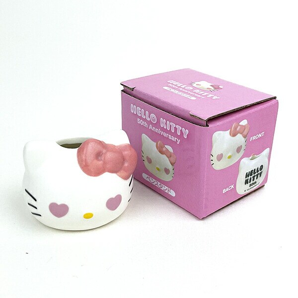 サンリオ  50th ANNIVERSARY ハローキティ ペンスタンド (ハート) 文具 Sanrio