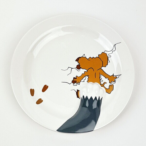 トムとジェリー 誕生85th ぺっちゃんこプレート 食器 トムジェリ