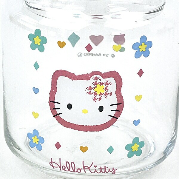 サンリオ ハローキティ カオハナ ガラスキャニスター 食器 キッチン