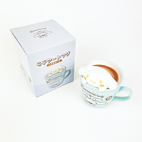サンリオ シナモロール ラテアートマグカップ コップ シナモン Sanrio