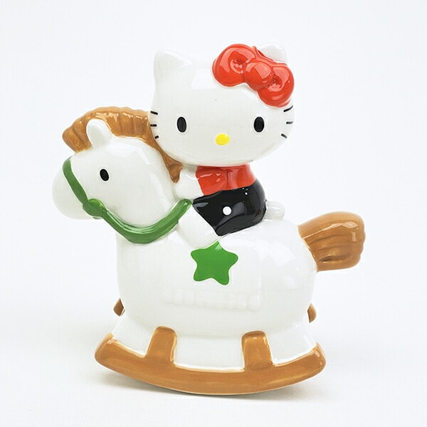 サンリオ ハローキティ ゆらゆら木馬貯金箱 バンク インテリア Sanrio