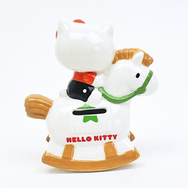 サンリオ ハローキティ ゆらゆら木馬貯金箱 バンク インテリア Sanrio