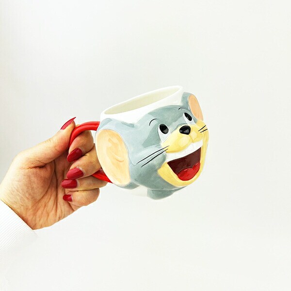 トムとジェリー タフィー レトロ フェイスマグ コップ