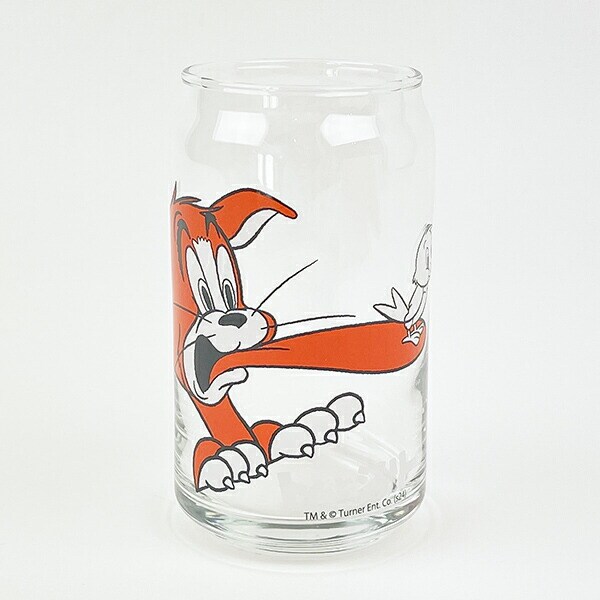 トムとジェリー トム レトロ缶型グラス コップ トムジェリ 日本製
