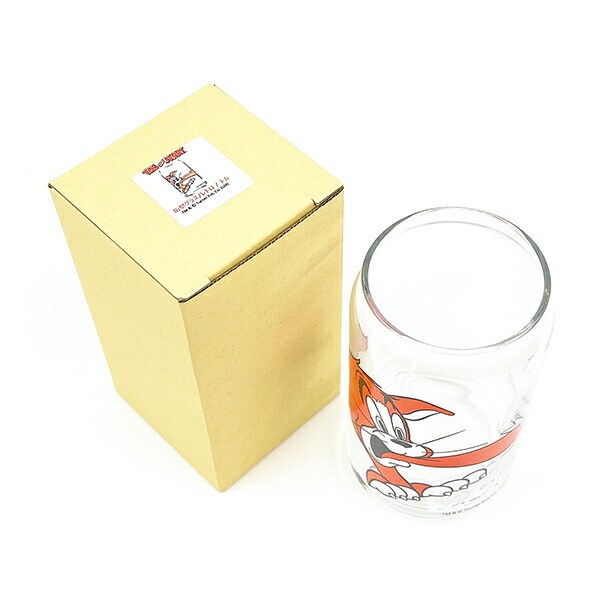 トムとジェリー トム レトロ缶型グラス コップ トムジェリ 日本製