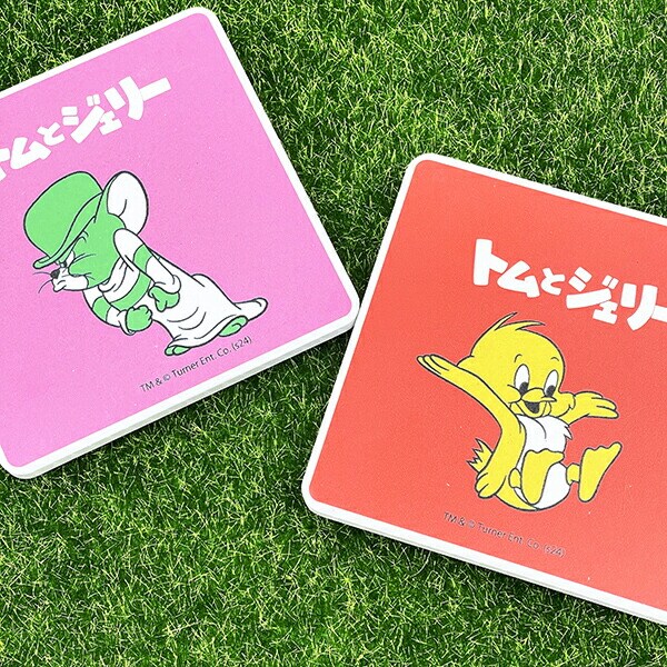 トム＆ジェリー クワッカー 吸水コースター レトロ キッチン ランチ 珪藻土