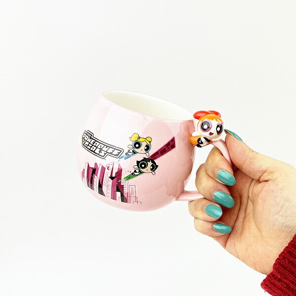 パワーパフガールズ フィギュア付きマグ コップ