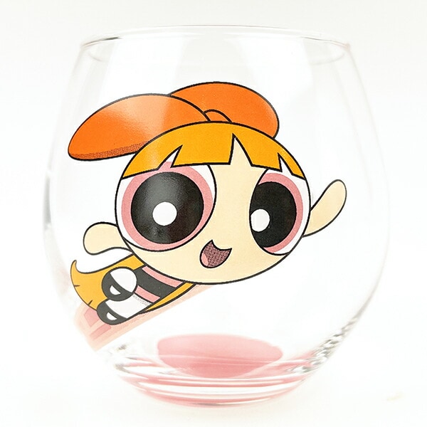 パワーパフガールズ ブロッサム まんまるグラス コップ 日本製
