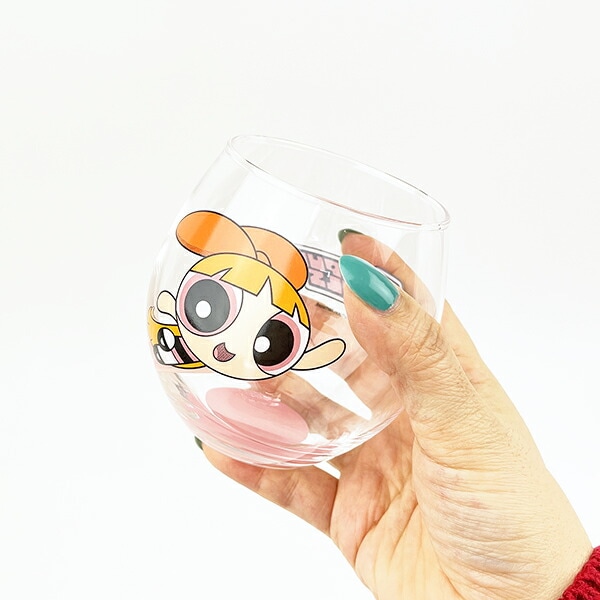 パワーパフガールズ ブロッサム まんまるグラス コップ 日本製
