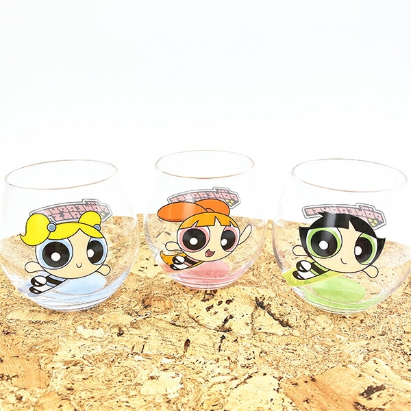 パワーパフガールズ ブロッサム まんまるグラス コップ 日本製