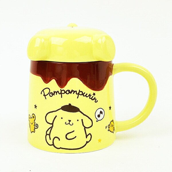 サンリオ ポムポムプリン おしりのフタ付きマグ コップ Sanrio