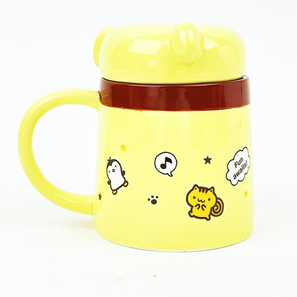 サンリオ ポムポムプリン おしりのフタ付きマグ コップ Sanrio