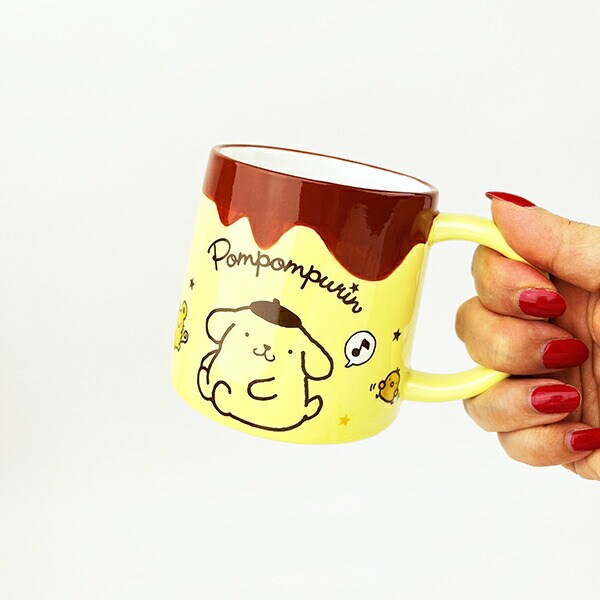 サンリオ ポムポムプリン おしりのフタ付きマグ コップ Sanrio