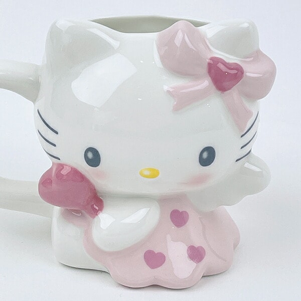 サンリオ ハローキティ エンジェル ダイカットマグカップ(ピンク) Sanrio